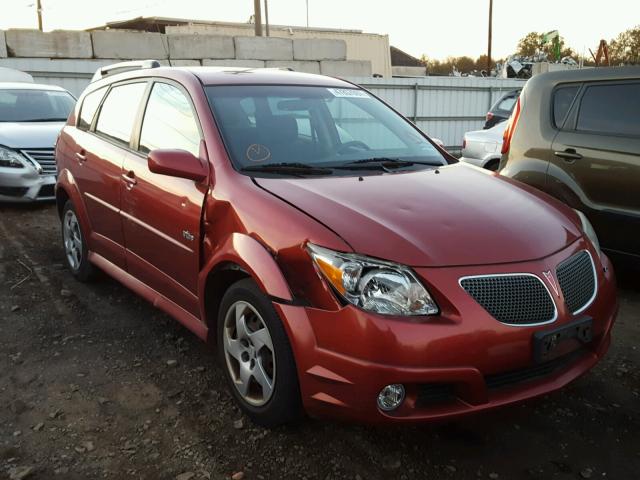 5Y2SL65817Z406666 - 2007 PONTIAC VIBE BURGUNDY photo 1