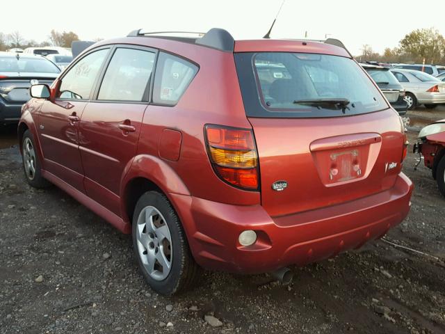 5Y2SL65817Z406666 - 2007 PONTIAC VIBE BURGUNDY photo 3