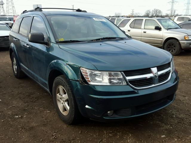 3D4GG47B99T515591 - 2009 DODGE JOURNEY SE GREEN photo 1