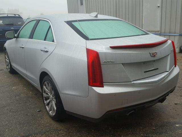 1G6AB5RX0H0108676 - 2017 CADILLAC ATS LUXURY SILVER photo 3