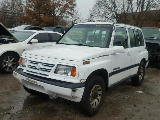 2S3TD03V5V6402086 - 1997 SUZUKI SIDEKICK J WHITE photo 2