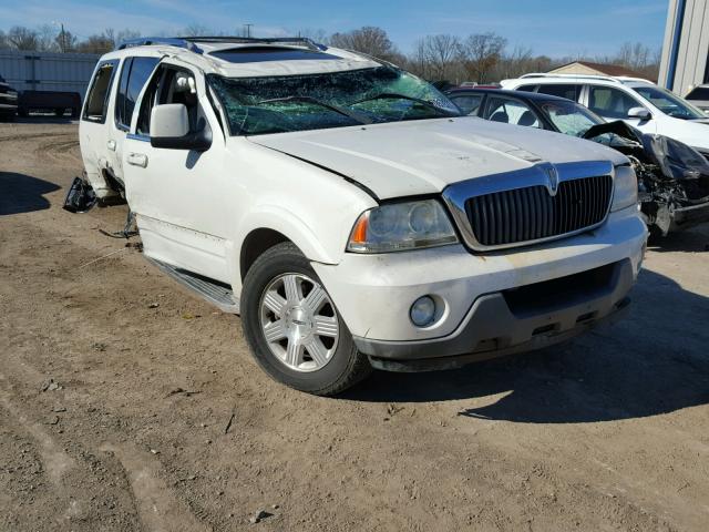 5LMEU78H23ZJ42727 - 2003 LINCOLN AVIATOR WHITE photo 1