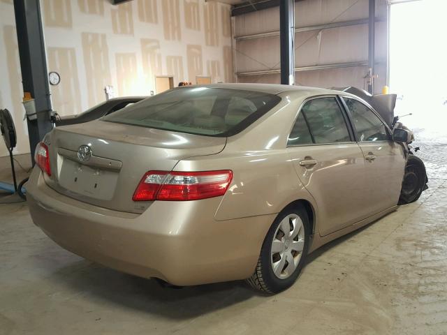 4T1BE46K88U250032 - 2008 TOYOTA CAMRY CE GOLD photo 4