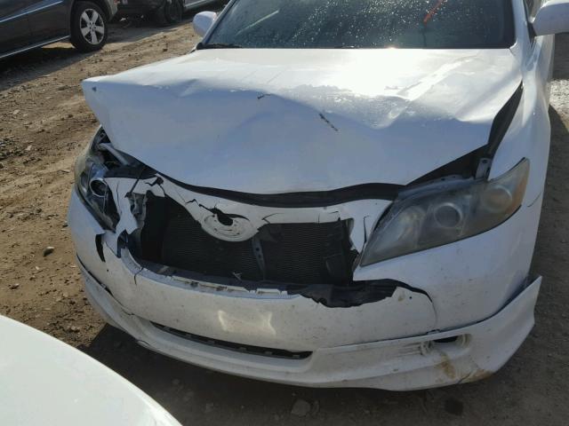 4T1BE46K27U697261 - 2007 TOYOTA CAMRY NEW WHITE photo 9