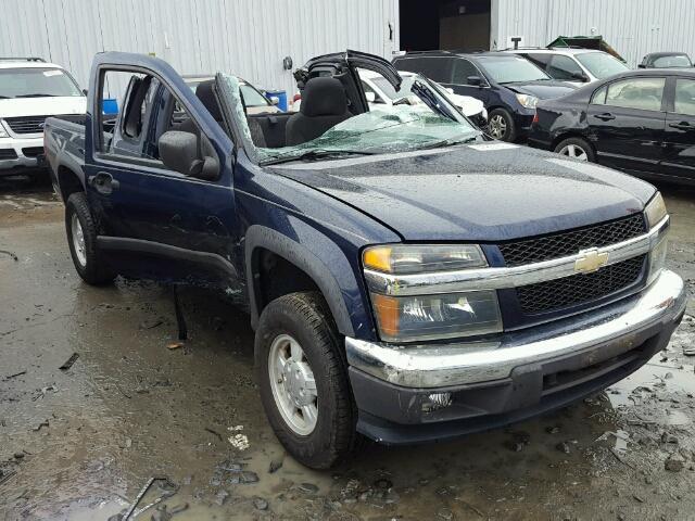 1GCDT19EX78139660 - 2007 CHEVROLET COLORADO BLUE photo 1