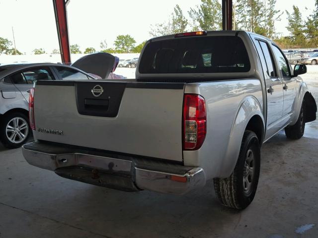 1N6AD0ER1CC400875 - 2012 NISSAN FRONTIER S SILVER photo 4