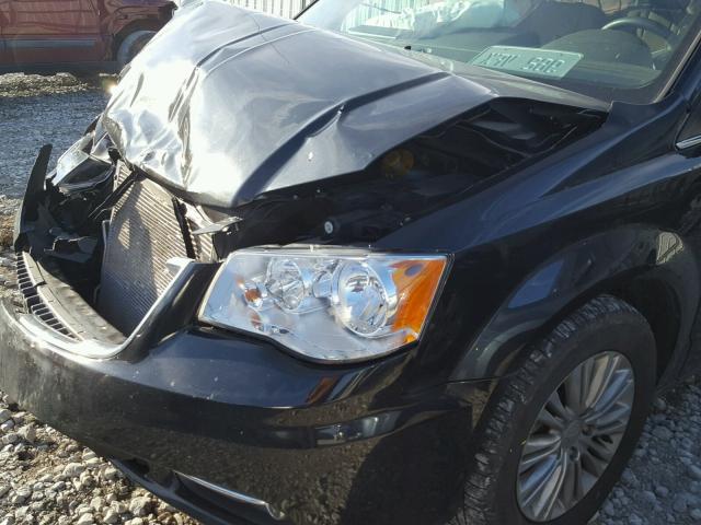 2C4RC1CG7FR655980 - 2015 CHRYSLER TOWN & COU BLACK photo 9