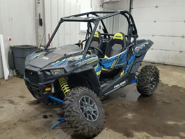 3NSVDK990HF911481 - 2017 POLARIS RZR XP 100 BLUE photo 2