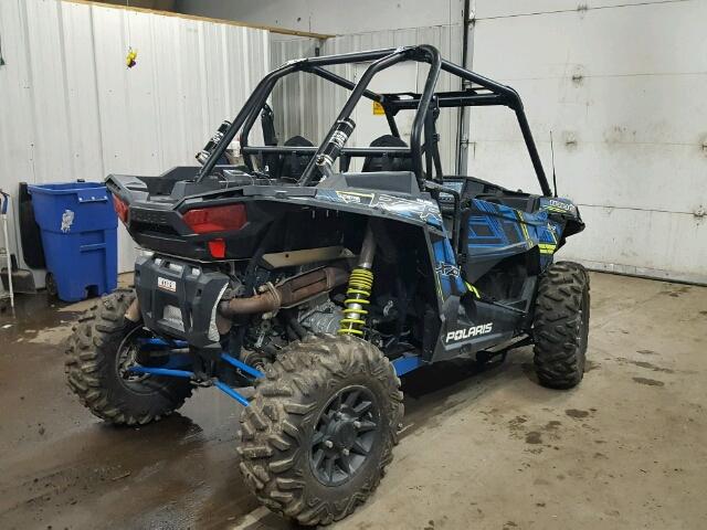 3NSVDK990HF911481 - 2017 POLARIS RZR XP 100 BLUE photo 4