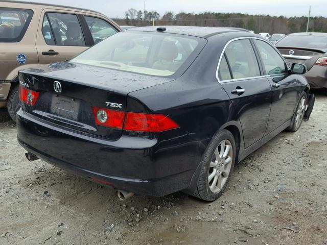 JH4CL96917C014804 - 2007 ACURA TSX BLACK photo 4