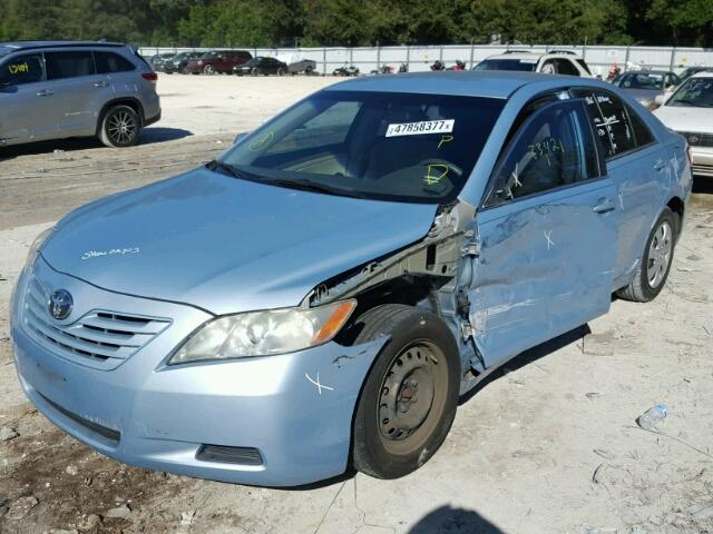 4T1BE46K29U812590 - 2009 TOYOTA CAMRY BASE BLUE photo 2