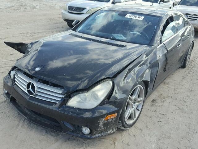 WDDDJ72X67A097751 - 2007 MERCEDES-BENZ CLS 550 BLACK photo 2