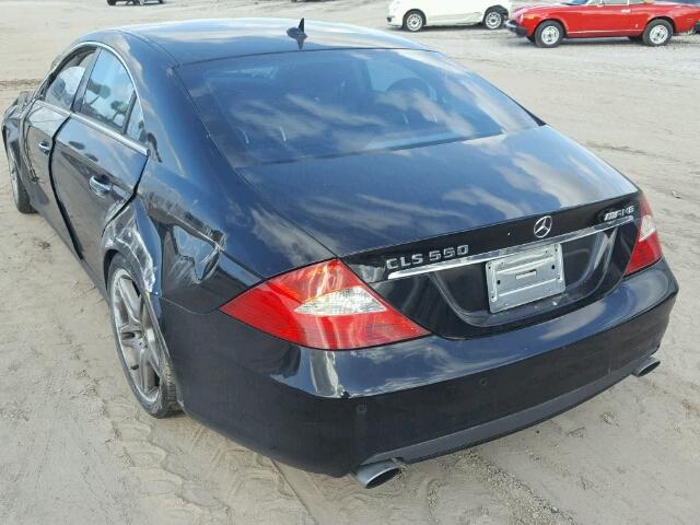 WDDDJ72X67A097751 - 2007 MERCEDES-BENZ CLS 550 BLACK photo 3