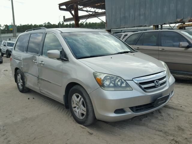 5FNRL38717B069065 - 2007 HONDA ODYSSEY EX SILVER photo 1