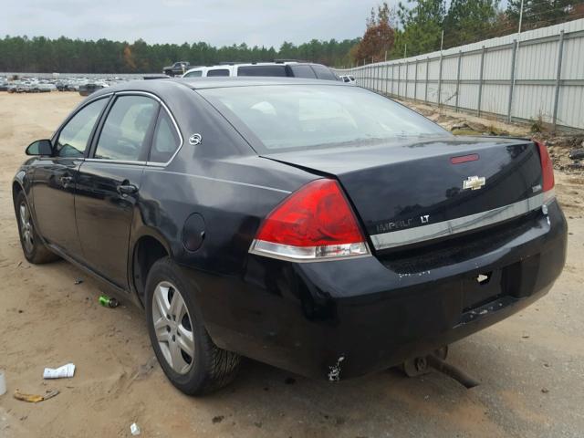 2G1WB58K181238231 - 2008 CHEVROLET IMPALA LS BLACK photo 3