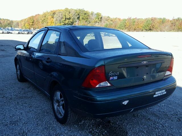 1FAFP3438YW389741 - 2000 FORD FOCUS SE GREEN photo 3