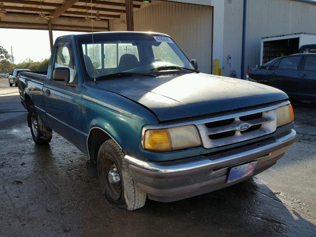 1FTCR10AXTTA30420 - 1996 FORD RANGER GREEN photo 1