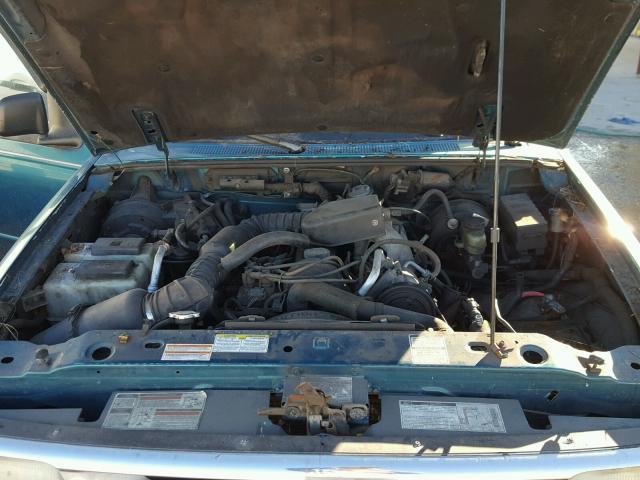 1FTCR10AXTTA30420 - 1996 FORD RANGER GREEN photo 7