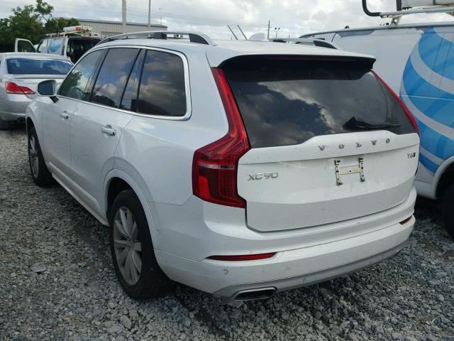 YV4A22PK5G1075358 - 2016 VOLVO XC90 T6 WHITE photo 3