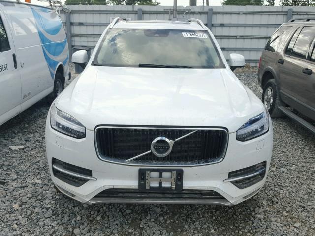 YV4A22PK5G1075358 - 2016 VOLVO XC90 T6 WHITE photo 9