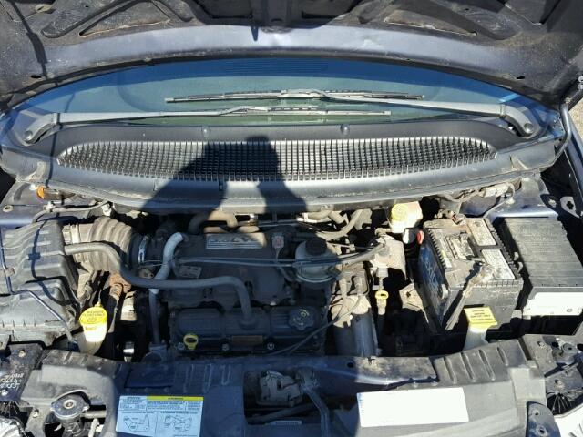 2D4GP44L35R471694 - 2005 DODGE GRAND CARA BLUE photo 7