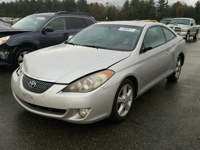 4T1CA30P04U012359 - 2004 TOYOTA CAMRY SOLA SILVER photo 2