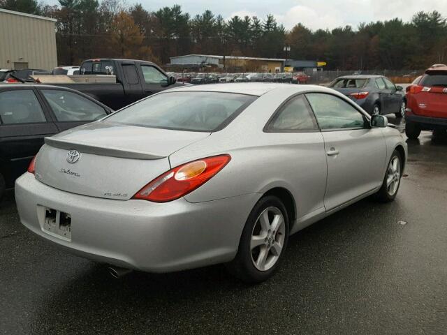 4T1CA30P04U012359 - 2004 TOYOTA CAMRY SOLA SILVER photo 4