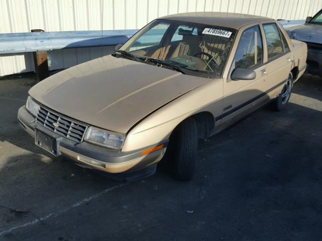 1G1LT5418KE163935 - 1989 CHEVROLET CORSICA GOLD photo 2