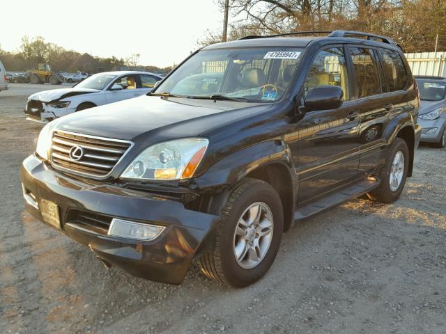 JTJBT20X340027396 - 2004 LEXUS GX 470 BLACK photo 2