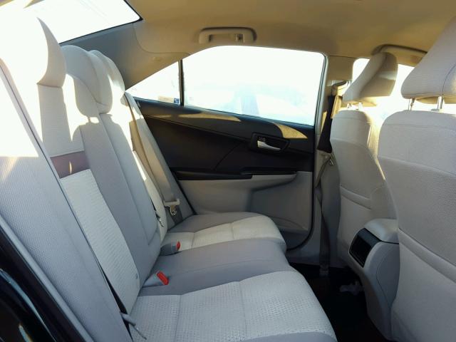 4T4BF1FK4CR185710 - 2012 TOYOTA CAMRY BASE BLACK photo 6