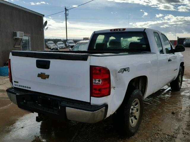 1GCEK19057Z591778 - 2007 CHEVROLET SILVERADO WHITE photo 4