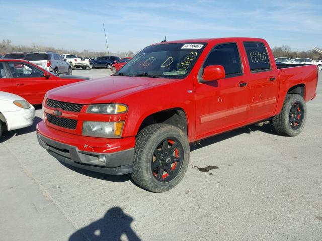 1GCJTCDP4A8109603 - 2010 CHEVROLET COLORADO L RED photo 2