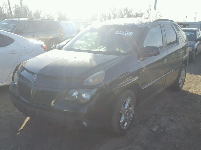 3G7DA03E84S546922 - 2004 PONTIAC AZTEK BLACK photo 2