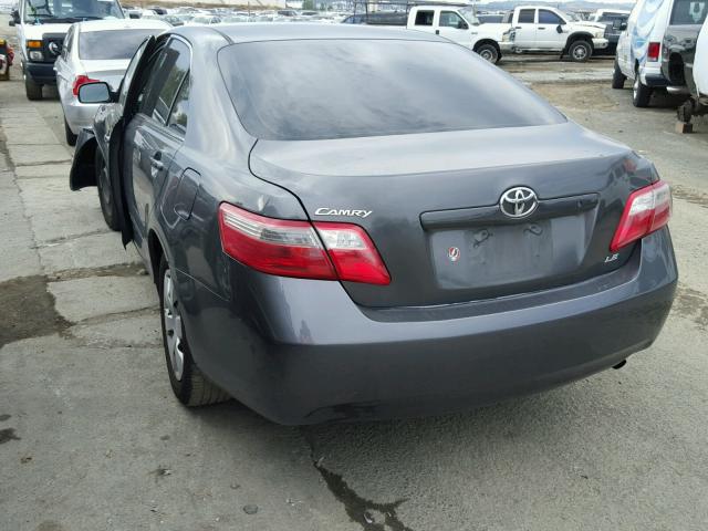 4T1BE46KX8U736051 - 2008 TOYOTA CAMRY CE BLACK photo 3