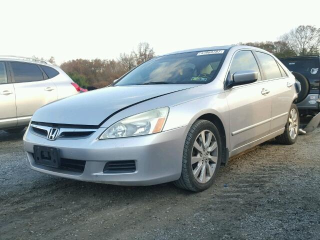 1HGCM66866A054943 - 2006 HONDA ACCORD EX SILVER photo 2