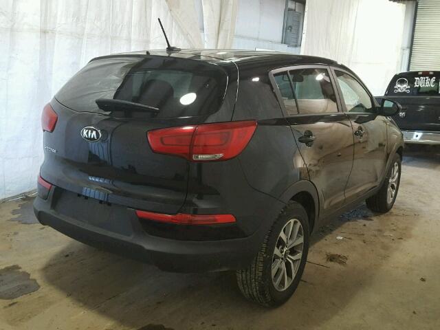 KNDPBCAC3F7701408 - 2015 KIA SPORTAGE L BLACK photo 4