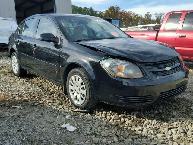 1G1AT58H797152597 - 2009 CHEVROLET COBALT LT BLACK photo 1