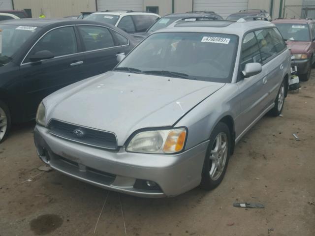 4S3BH635137302548 - 2003 SUBARU LEGACY L SILVER photo 2