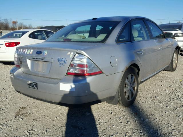 1FAHP23W89G117863 - 2009 FORD TAURUS SE SILVER photo 4