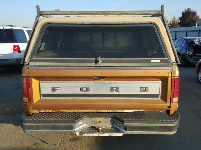 1FTEX15FXEKA69374 - 1984 FORD F150 BROWN photo 9