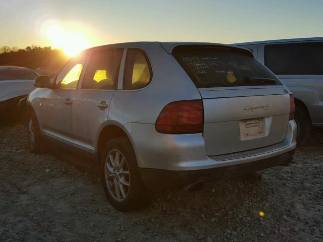 WP1AB29P34LA72114 - 2004 PORSCHE CAYENNE S SILVER photo 3