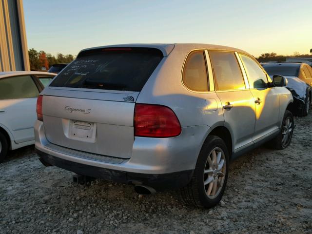 WP1AB29P34LA72114 - 2004 PORSCHE CAYENNE S SILVER photo 4