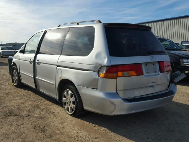 5FNRL18713B016526 - 2003 HONDA ODYSSEY EX SILVER photo 3