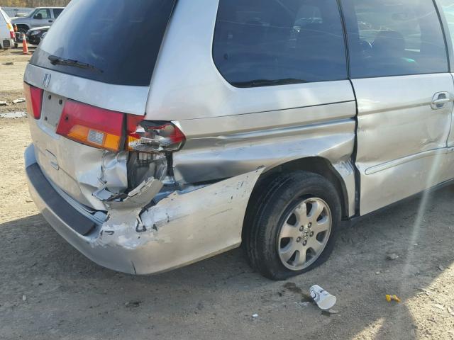 5FNRL18713B016526 - 2003 HONDA ODYSSEY EX SILVER photo 9