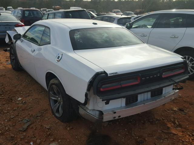 2C3CDZAG1FH883326 - 2015 DODGE CHALLENGER WHITE photo 3