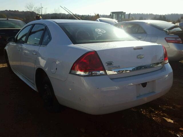 2G1WA5EK4A1117058 - 2010 CHEVROLET IMPALA LS WHITE photo 3