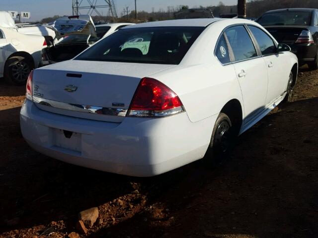 2G1WA5EK4A1117058 - 2010 CHEVROLET IMPALA LS WHITE photo 4