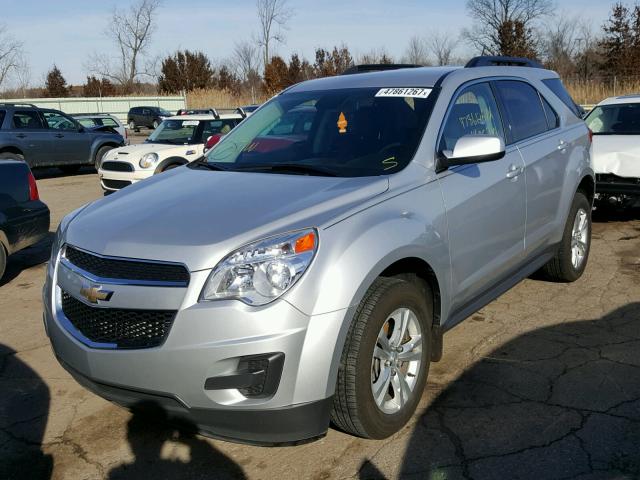 2GNALBEK8F6383095 - 2015 CHEVROLET EQUINOX LT SILVER photo 2