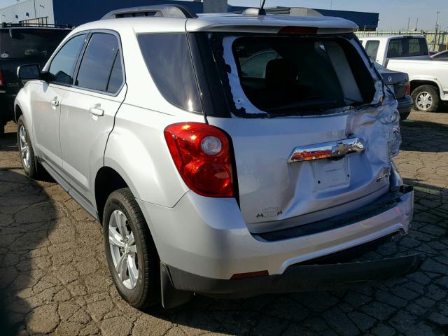 2GNALBEK8F6383095 - 2015 CHEVROLET EQUINOX LT SILVER photo 3