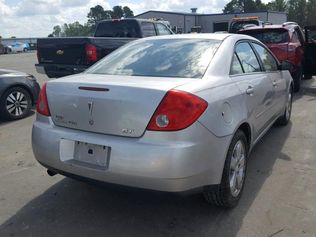 1G2ZH57N784123995 - 2008 PONTIAC G6 GT SILVER photo 4